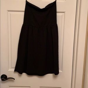 Black strapless dress size large